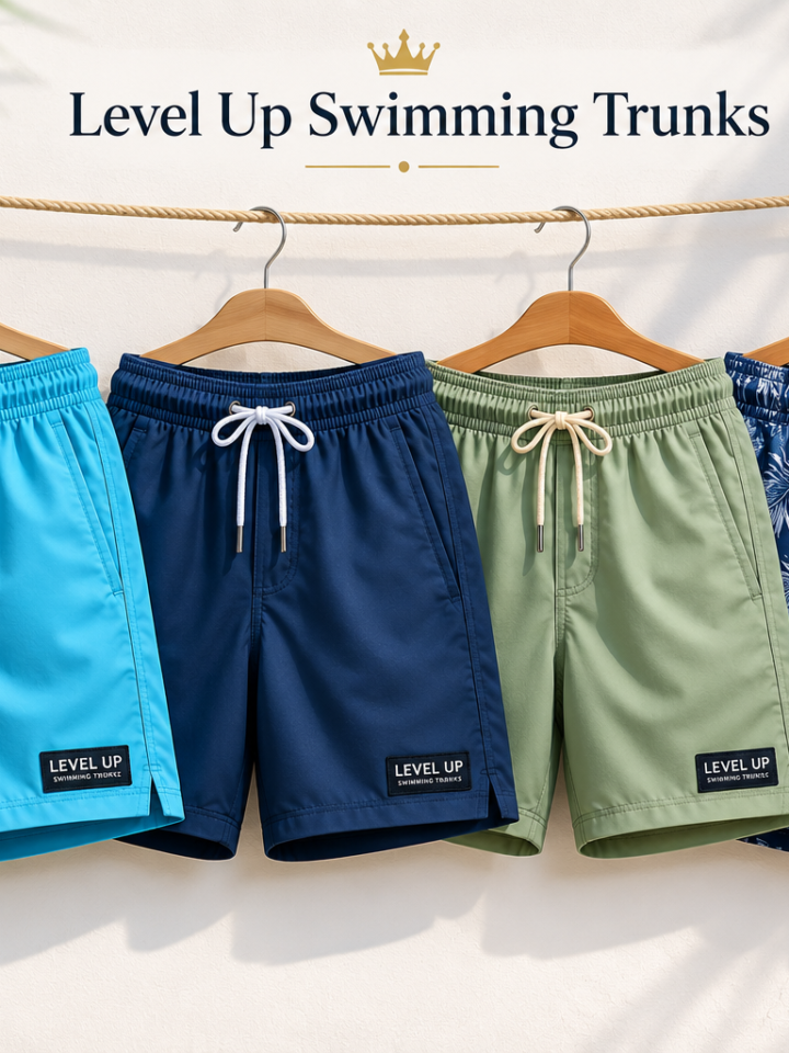 Level Up Swimming Trunks