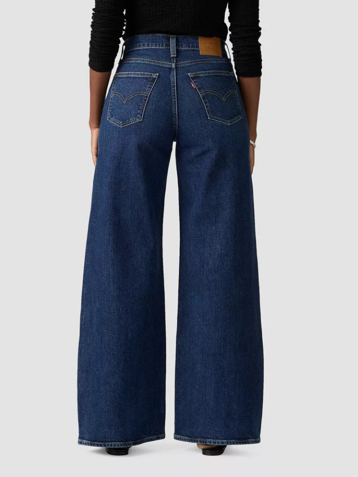 Chic Levi High-Rise Wide Leg Jeans for Women - Effortless Style and Comfort