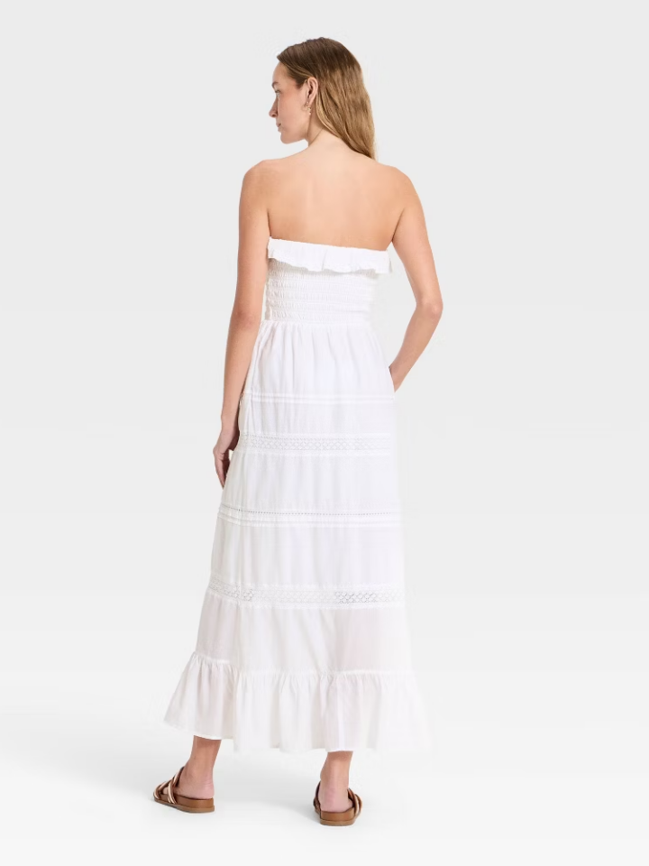 Women Cotton Maxi Pullover Sundress - Universal