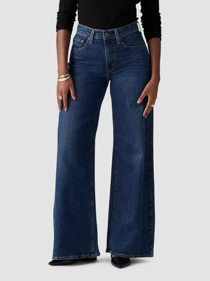Chic High-Rise Wide Leg Jeans for Women by Levi's - Elevate Your Style!