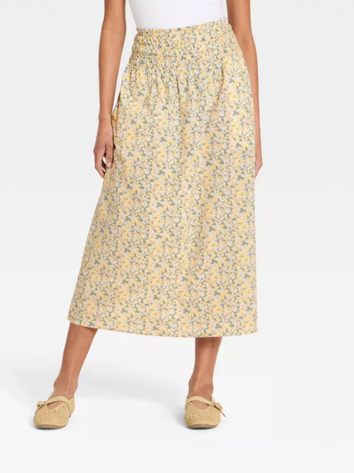 Women Pull-On Midi Full Skirt - Universal