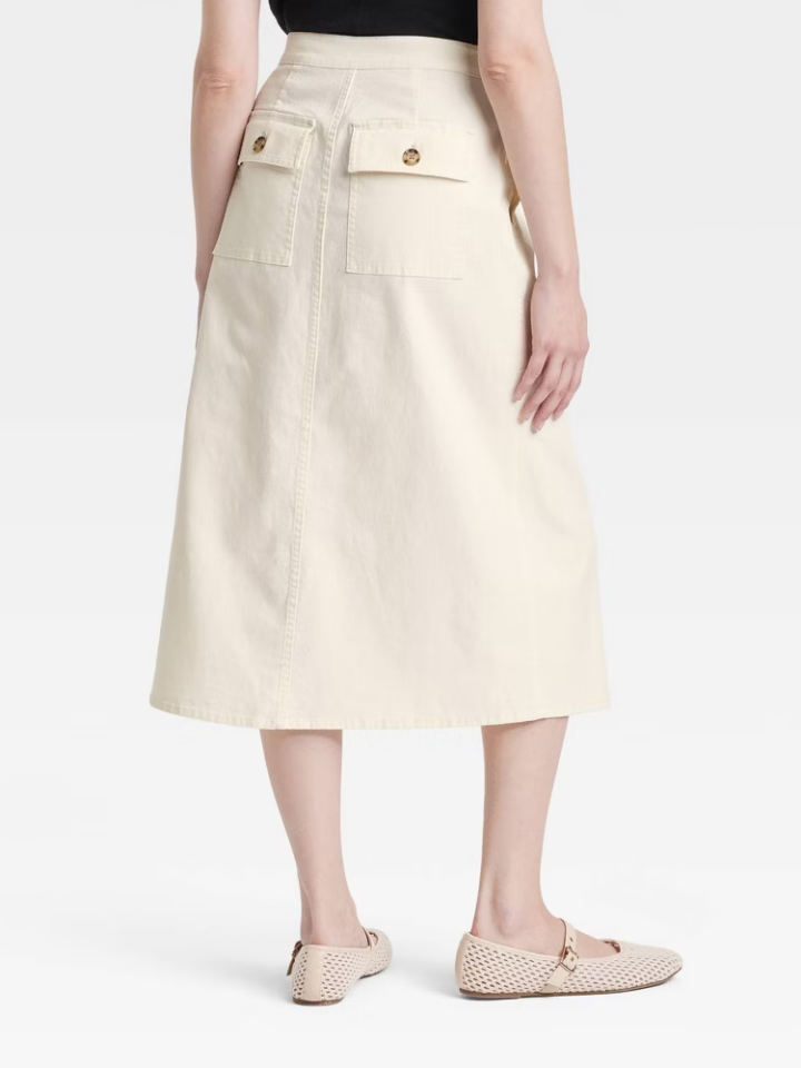 Women Midi Wrap Skirt - Universal