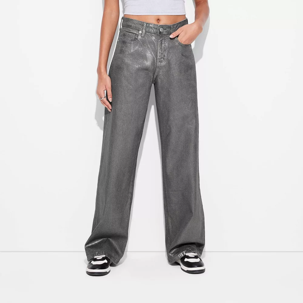 Chic High-Rise Baggy Jeans for Women - Wild Fable Collection - Image 14