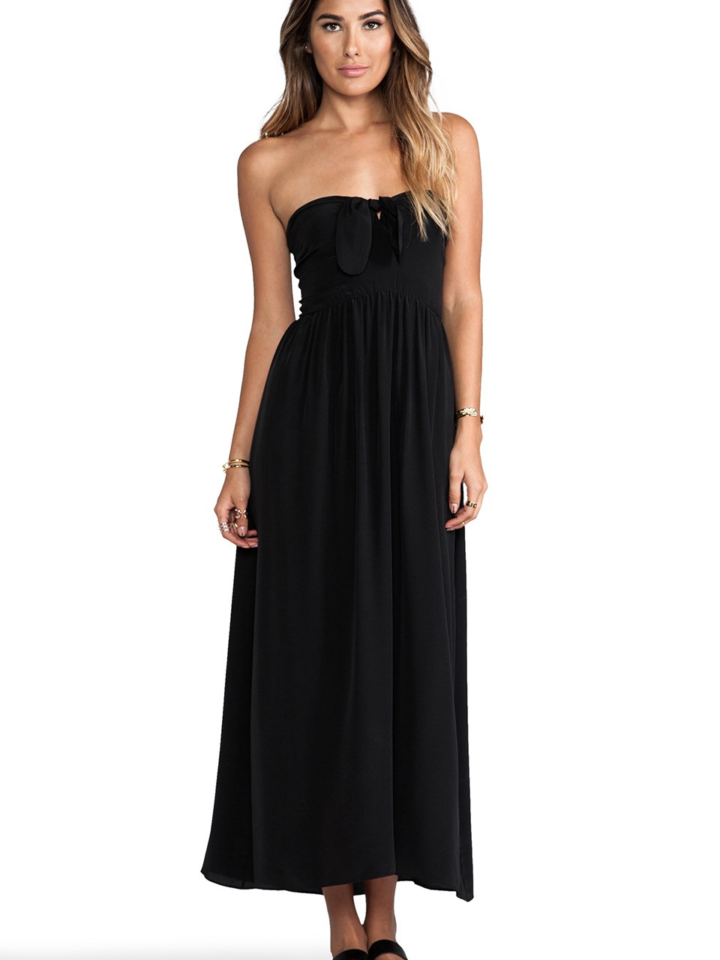 ZINKE Women'S Black Convertible Cover up Dress $215 NEW