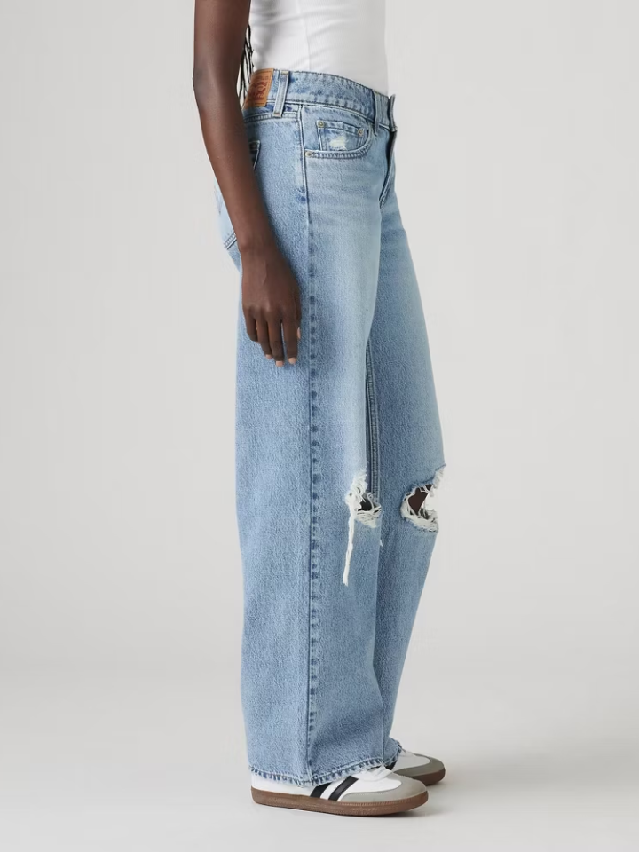 Levi's Women's Superlow Loose Fit Low-Rise Jeans - Comfort Meets Style!