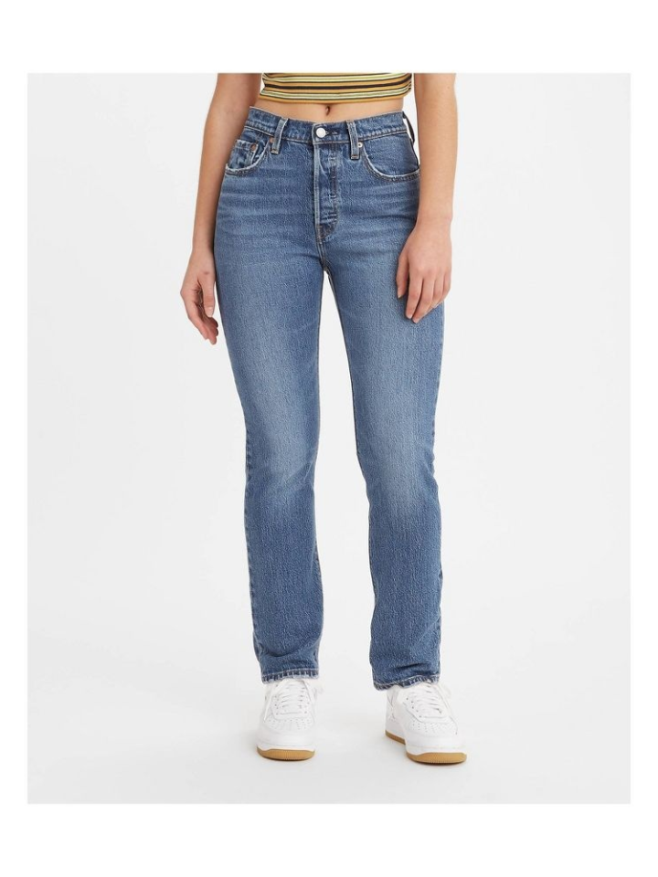 Levi's Women High Rise Straight Leg Tailored Fit Jeans - Effortless Style and Comfort