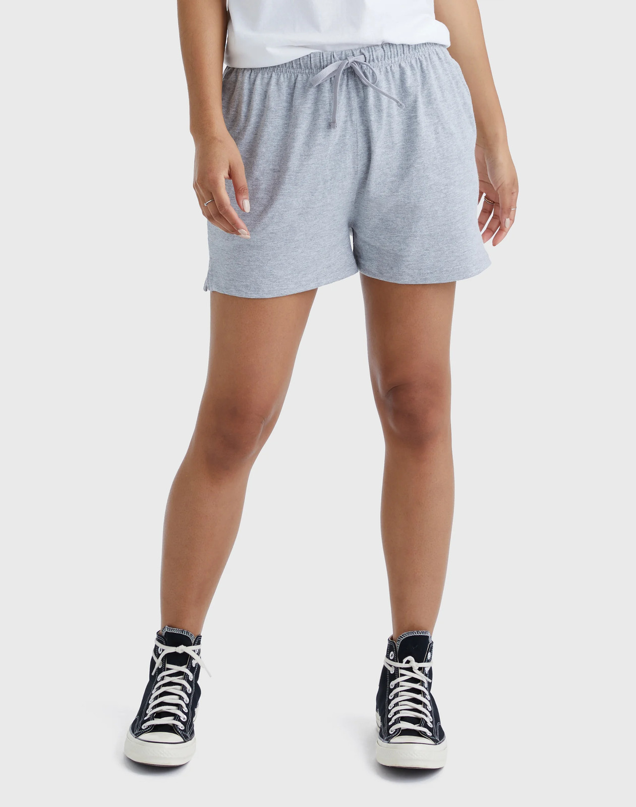 Hanes Women's Cotton Jersey Shorts with Pockets and Drawcord - 2.5" Inseam - Image 9