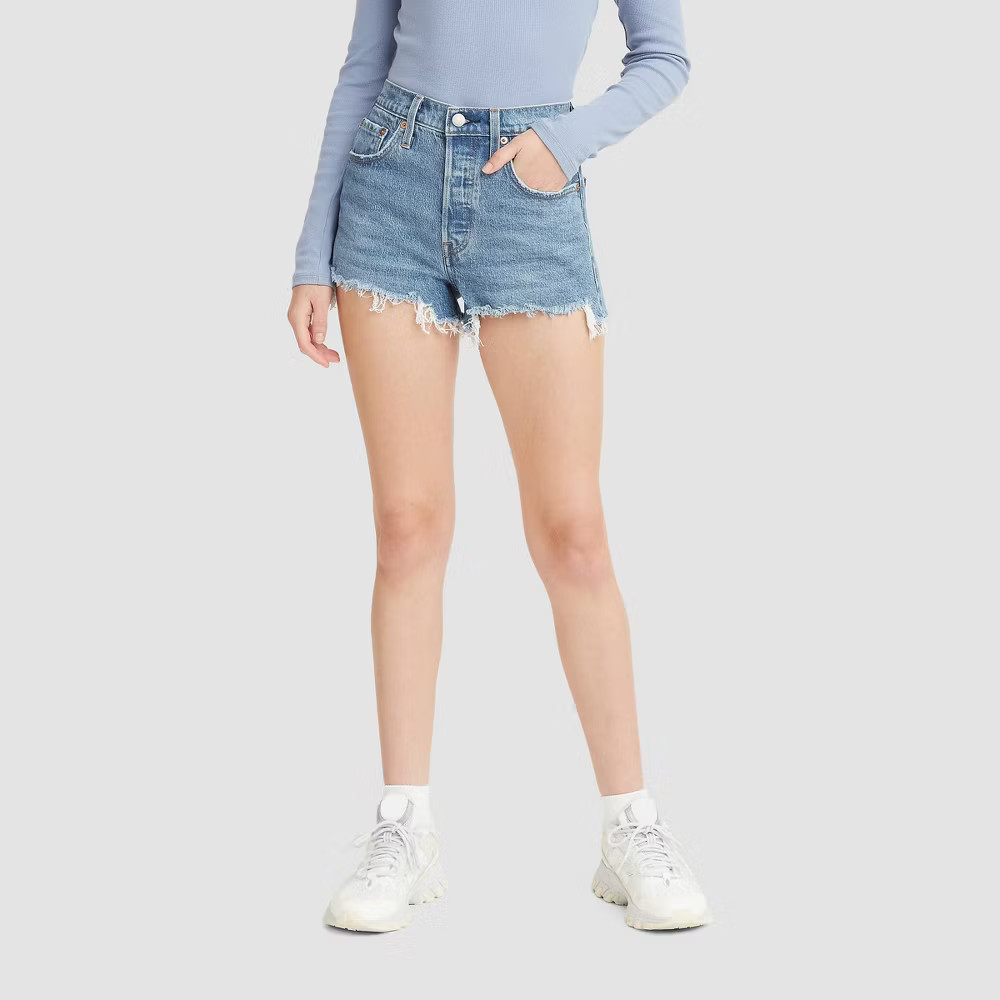 Levi's 501 Women's High-Rise Jean Shorts - Jazz Solo, Size 28 - Image 4
