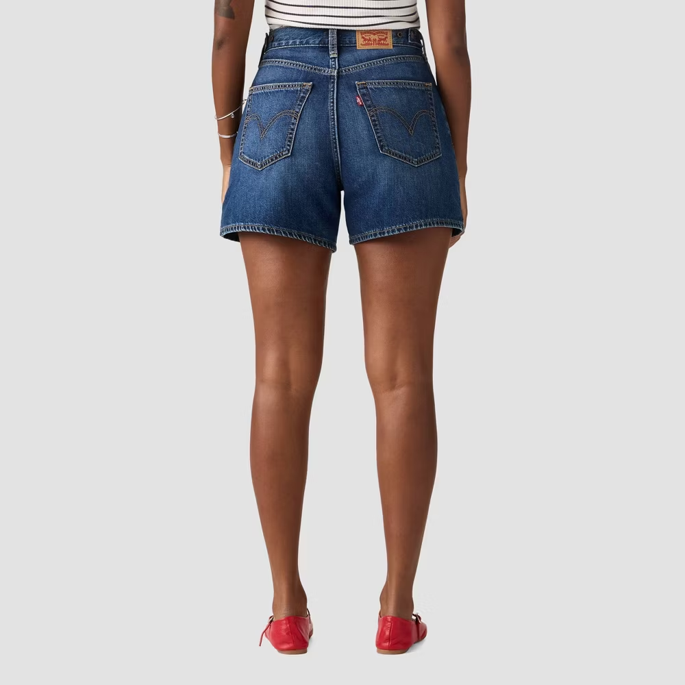 Levi's Stylish Cinch Mid-Thigh Shorts for Women - Image 8