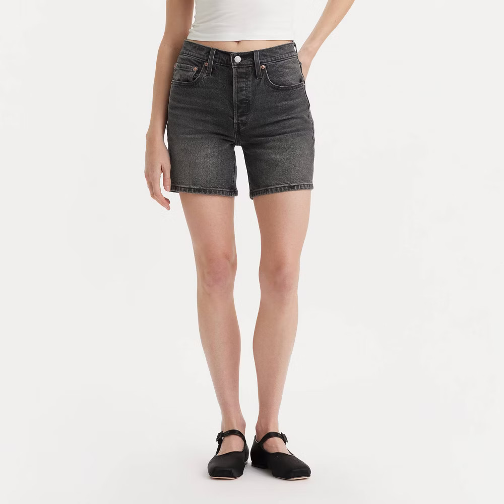 Levi's Women's 501 Mid-Thigh Denim Shorts - Classic Style & Comfort - Image 2