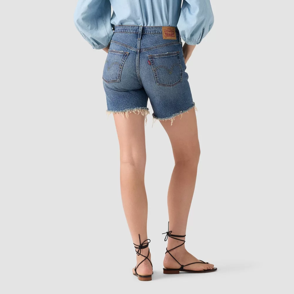 Levi's Women's 501 Mid-Thigh Denim Shorts - Classic Style & Comfort - Image 14