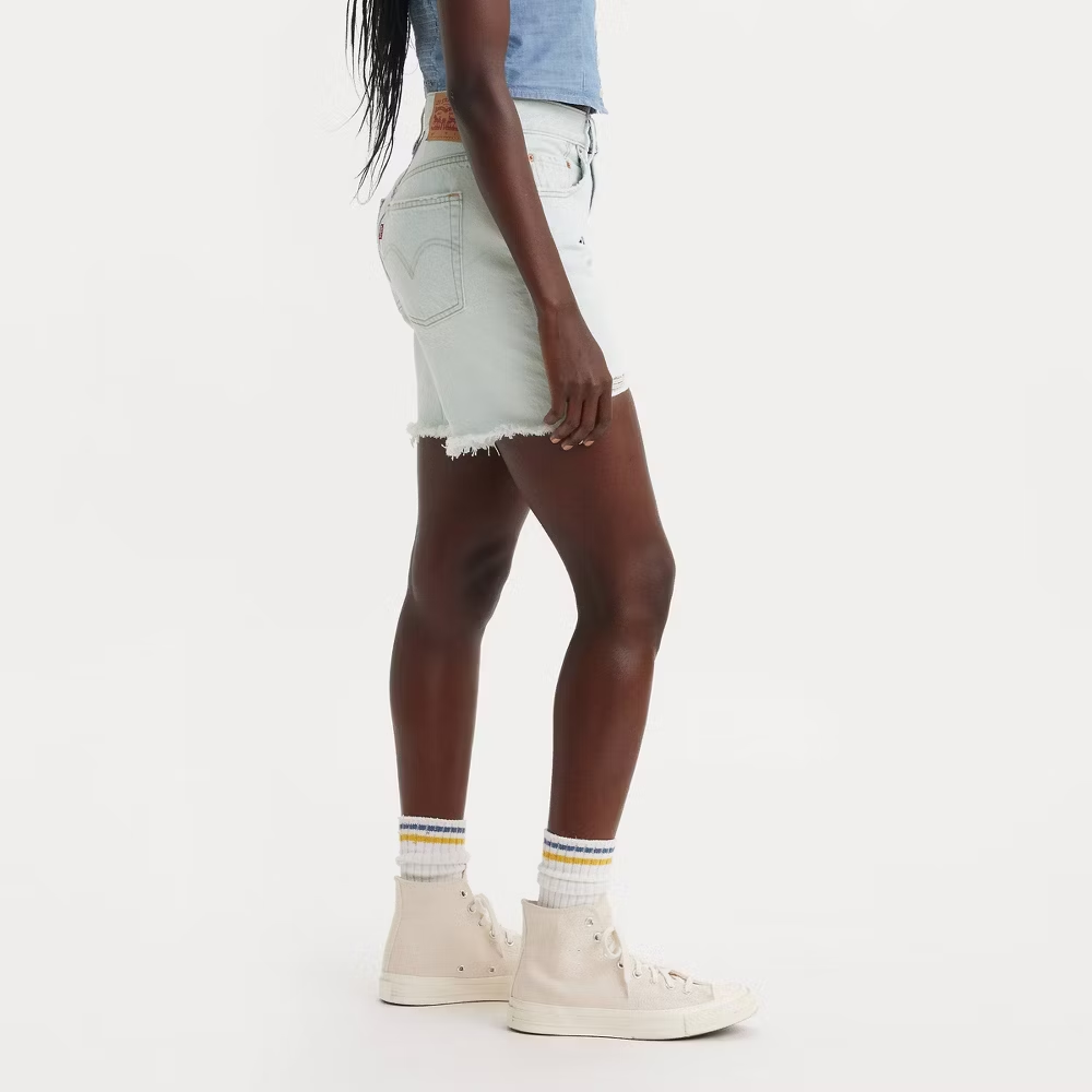 Levi's Women's 501 Mid-Thigh Denim Shorts - Classic Style & Comfort - Image 11