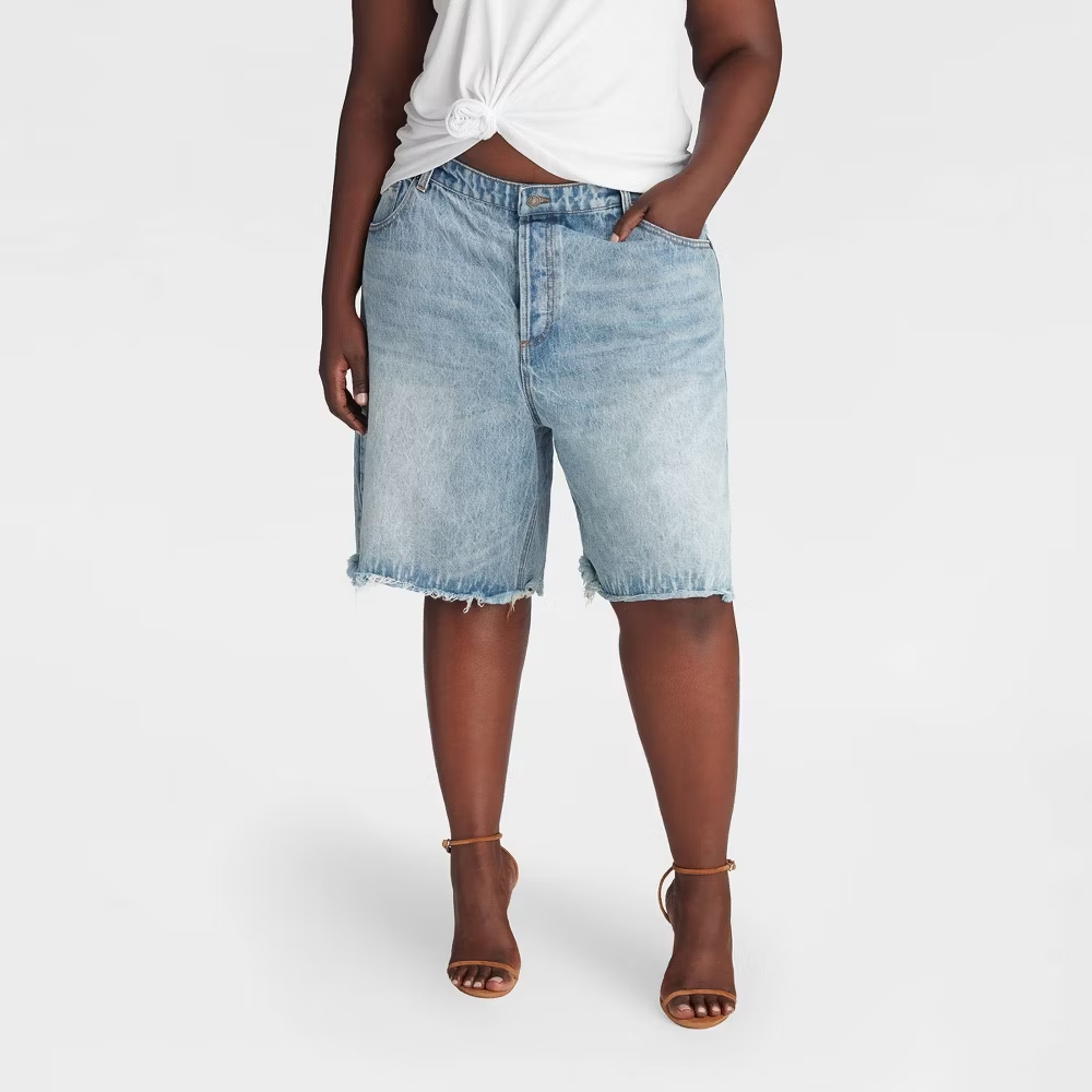 KBB by KAHLANA Women's Stylish Denim Bermuda Shorts - Image 6