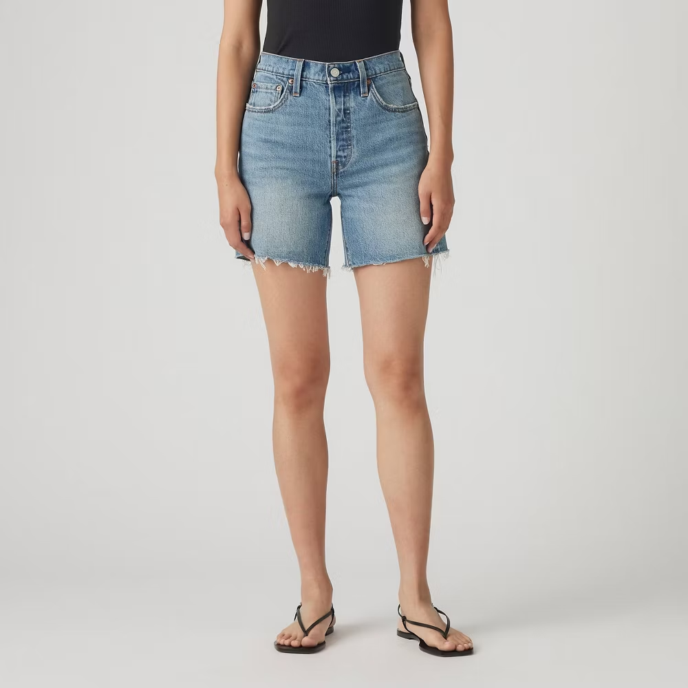 Levi's Women's 501 Mid-Thigh Denim Shorts - Classic Style & Comfort - Image 15