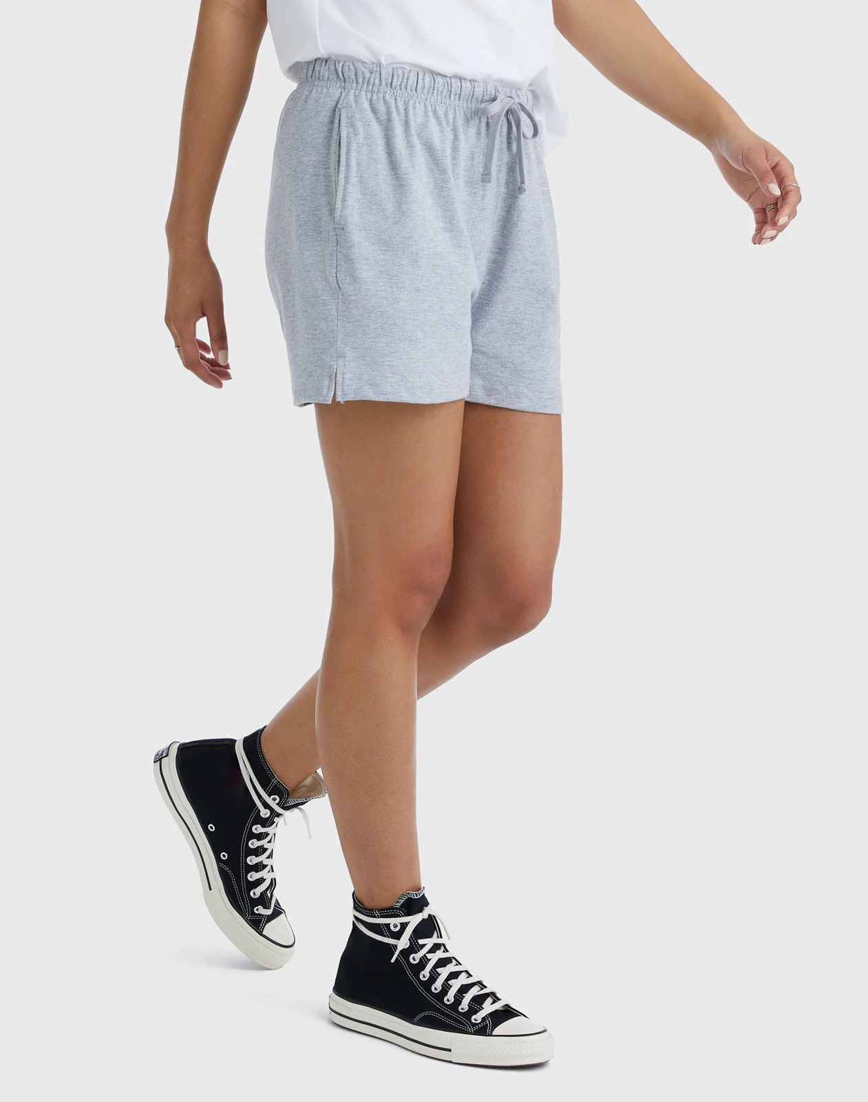 Hanes Women's Cotton Jersey Shorts with Pockets and Drawcord - 2.5" Inseam - Image 10