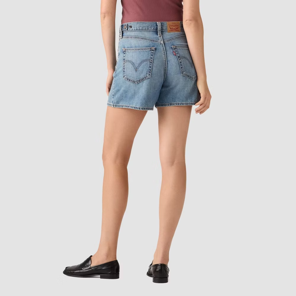 Levi's Stylish Cinch Mid-Thigh Shorts for Women - Image 11