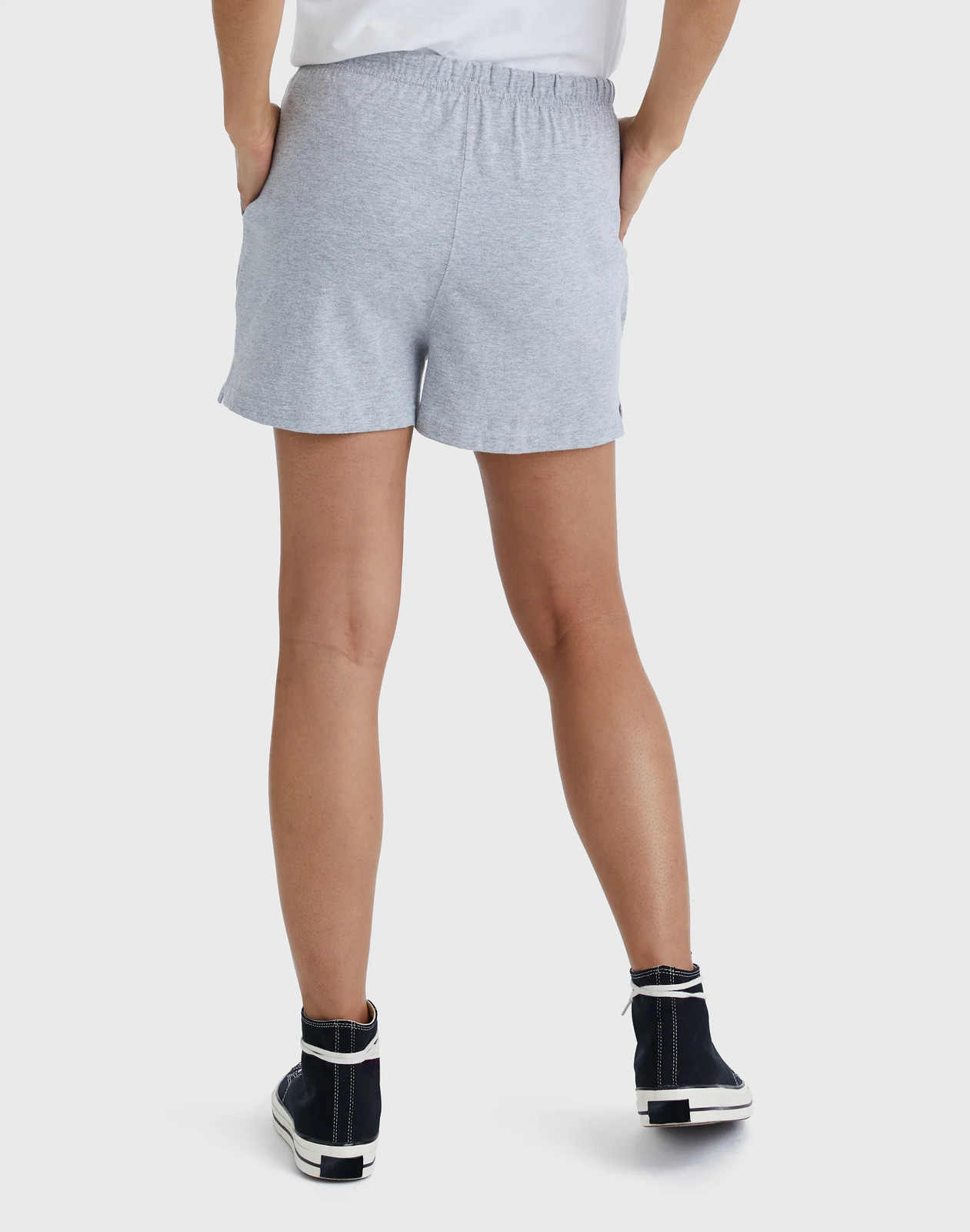 Hanes Women's Cotton Jersey Shorts with Pockets and Drawcord - 2.5" Inseam - Image 4